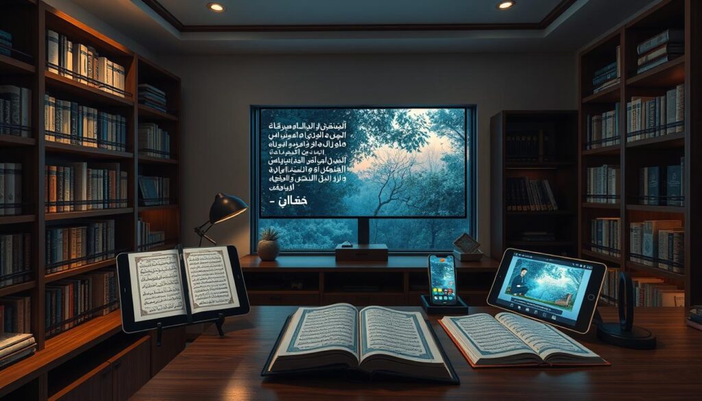 تقنيات حديثة لتعلم القرآن الكريم